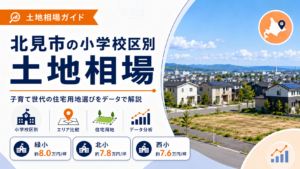 北見市の小学校区別土地相場｜子育て世代が住宅用地を探すときの価格目安